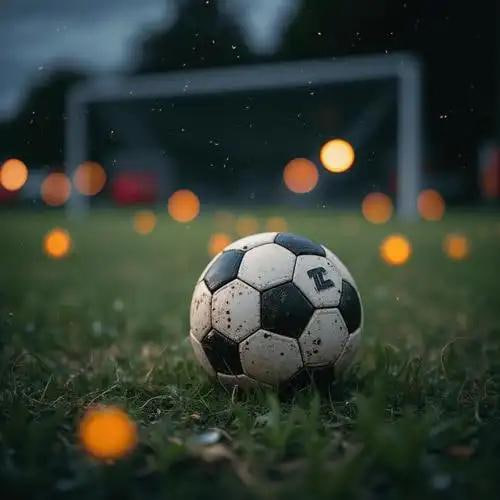 资深球迷观看足球直播场景